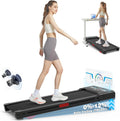 The Walking Pad treadmill features 12% 9-level automatic incline, 450-pound capacity, RGB LED screen, and Bluetooth speakers.