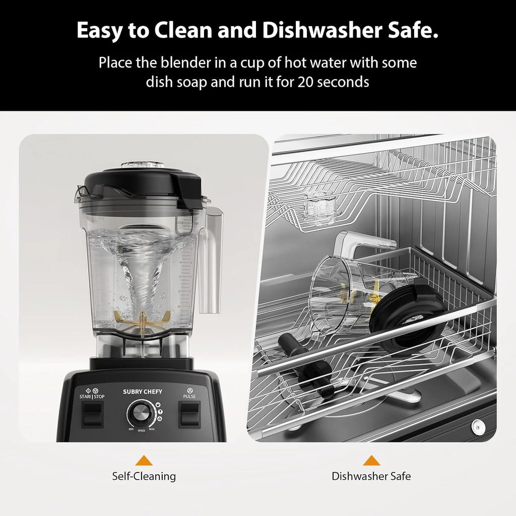 Countertop Blender Pro 2000W, Professional High Speed Blender 68 oz, Heavy Duty Kitchen Mixer